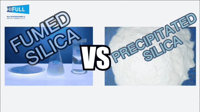 Difference between fumed silica & precipitated silica & silica fume