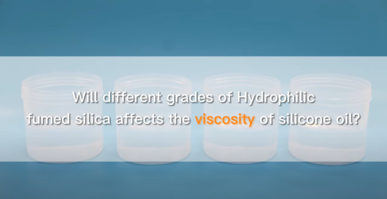 Hydrophilic Fumed Silica Grades Impact Silicone Oil Viscosity