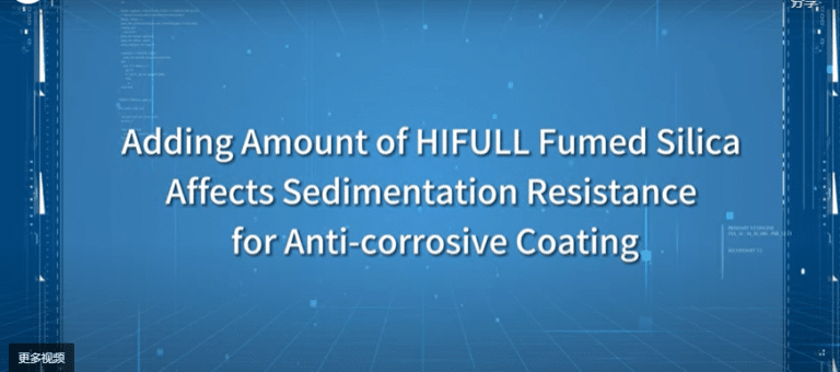 Adding Amount of HIFULL Fumed Silica Affects Sedimentation Resistance for Anti-corrosive Coating